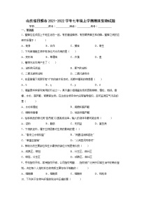 山东省日照市2021-2022学年七年级上学期期末生物试题（word版 含答案）