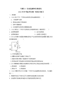 专题21 生命起源和生物进化（练习）-2022年中考生物一轮复习讲练测1