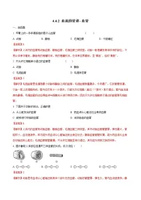 初中第二节 血流的管道──血管随堂练习题
