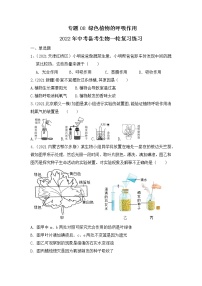 专题08 绿色植物的呼吸作用（练习）-2022年中考生物一轮复习讲练测`