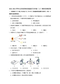 2021-2022学年山东省济南市高新区七年级（上）期末生物试卷   解析版