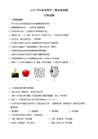 精品解析:2020年山东省菏泽市曹县九年级中考二模考试生物试题(解析版+原卷版)
