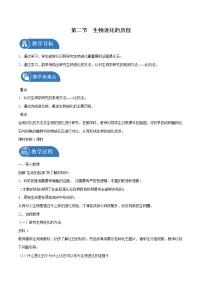 人教版 (新课标)八年级下册第二节 生物进化的历程教学设计