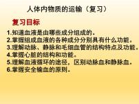 2022年中考生物一轮复习课件：体内物质的运输课件