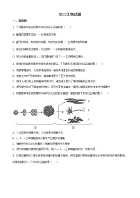 精品解析：2021年山东省淄博市博山区中考二模生物试题（解析版+原卷板）