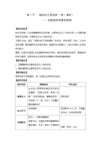 初中北师大版第3节 植物的主要类群教学设计及反思