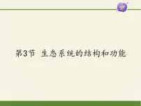 初中生物北师大版八年级下册第3节 生态系统的结构和功能说课ppt课件