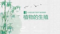 人教版 (新课标)八年级下册第一节  植物的生殖背景图ppt课件