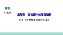 2022年中考生物二轮复习考点讲练主题四生物圈中的绿色植物第2讲绿色植物的生活需要水和无机盐课件（福建专用）