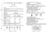 2022年广西北部湾经济区初中学业水平考试模拟生物试题（一）（一模）