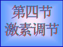 人教版 (新课标)七年级下册第四节 激素调节教学课件ppt