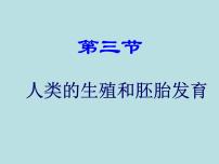 初中生物冀教版八年级下册第六单元  生物的繁衍和发展第一章  生物的繁殖第三节  人的生殖和胚胎发育示范课ppt课件