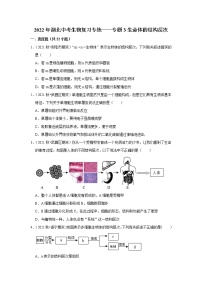 2022年湖北省中考生物复习专练——专题3生命体的结构层次解析版