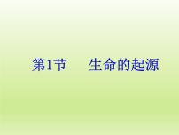 生物八年级下册第1节 生命的起源示范课ppt课件
