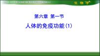 初中生物济南版七年级下册第一节 人体的免疫功能课文课件ppt