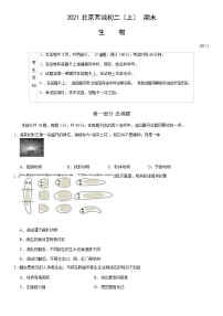 2021北京西城区八年级（上）期末生物试题（原卷版）