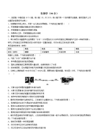 2022内蒙古包头市八年级结业考试调研生物试题（一模）（无答案）