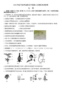 2022年河南省驻马店市泌阳县中招第二次模拟考试（二模）生物试卷（有答案）