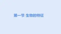 人教版 (新课标)第一节 生物的特征授课课件ppt