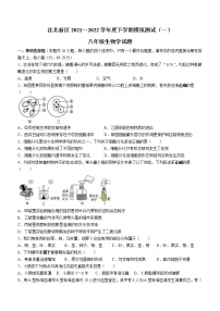 2022年辽宁省沈阳市沈北新区八年级中考一模生物试题(word版含答案)