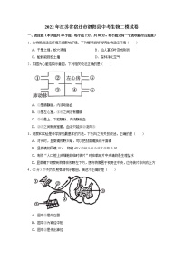 2022年江苏省宿迁市泗阳县中考生物二模试卷(word版含答案)