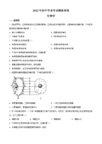 2022年山东省威海市文登区中考一模生物试题（含答案）