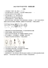 2022年内蒙古鄂尔多斯市准格尔旗中考一模生物试题(word版含答案)