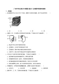 广西中考生物三年真题汇编 生物圈中的绿色植物解析版