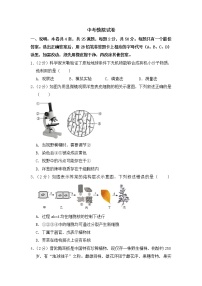 人教版生物七年级下册  期末模拟试卷3（含答案）