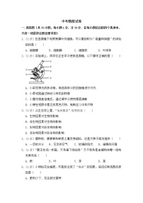 人教版生物七年级下册  期末模拟试卷6（含答案）