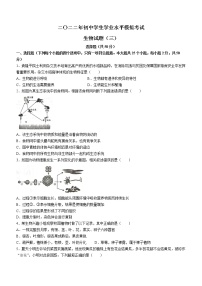 2022年山东省聊城市阳谷县中考三模生物试题(word版含答案)