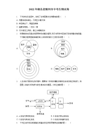 2022年湖北省随州市中考生物试卷（含答案解析）