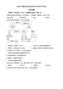 2022年湖北省宜昌市中考生物真题(word版含答案)