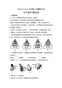 江西省上饶市广信区2021—2022学年七年级下学期期末生物试卷(word版含答案)