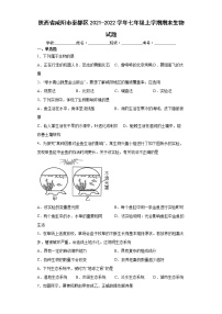 陕西省咸阳市秦都区2021-2022学年七年级上学期期末生物试题(word版含答案)