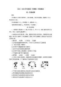 山东省招远市2021-2022学年六年级下学期期末考试生物试题(word版含答案)