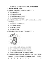 广东省惠州市大亚湾区2021-2022学年七年级下学期期末生物试卷(word版含答案)