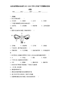 山东省日照市岚山区2021-2022学年七年级下学期期末生物试题(word版含答案)