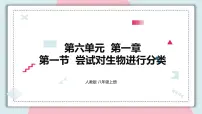 初中生物人教版 (新课标)八年级上册第一节 尝试对生物进行分类备课课件ppt