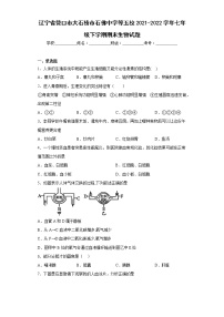 辽宁省营口市大石桥市石佛中学等五校2021-2022学年七年级下学期期末生物试题(含答案)