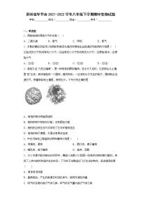 贵州省毕节市2021-2022学年八年级下学期期中生物试题(含答案)