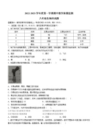 广东省揭阳市揭东区2022-2023学年八年级上学期期中生物试题(含答案)