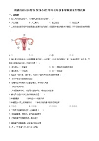 西藏自治区昌都市2021-2022学年七年级下学期期末生物试题(含答案)