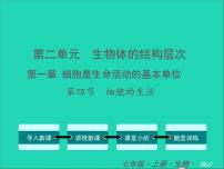 生物人教版 (新课标)第二单元 生物体的结构层次第一章 细胞是生命活动的基本单位第四节 细胞的生活教学ppt课件