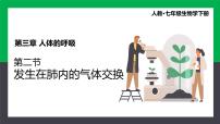 初中生物人教版 (新课标)七年级下册第四单元 生物圈中的人第三章 人体的呼吸第二节 发生在肺内的气体交换优秀ppt课件
