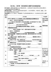 七年级上册第四章 绿色植物是生物圈中有机物的制造者导学案