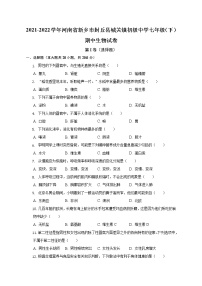 河南省新乡市封丘县城关镇初级中学2021-2022学年七年级下学期期中生物试卷(含答案)