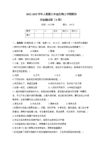 2022-2023学年人教版七年级生物上学期期末达标测试卷（A卷）