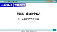 初中生物中考复习 5 2人体内的物质运输（上课用课件）-【过专题】2022年中考生物二轮精准高效复习