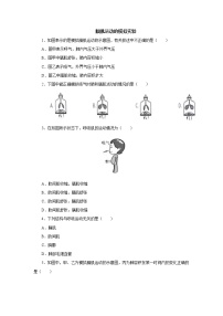 初中生物中考复习 初中生物实验突破（通用版）：膈肌运动的模拟实验课后作业